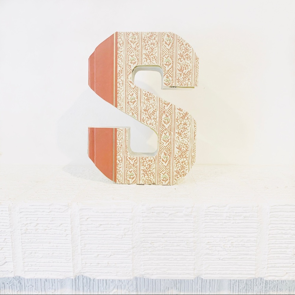 “ S “ Vintage Readers Digest Laser Cut Letter